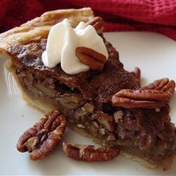 Slice of boss's pecan pie